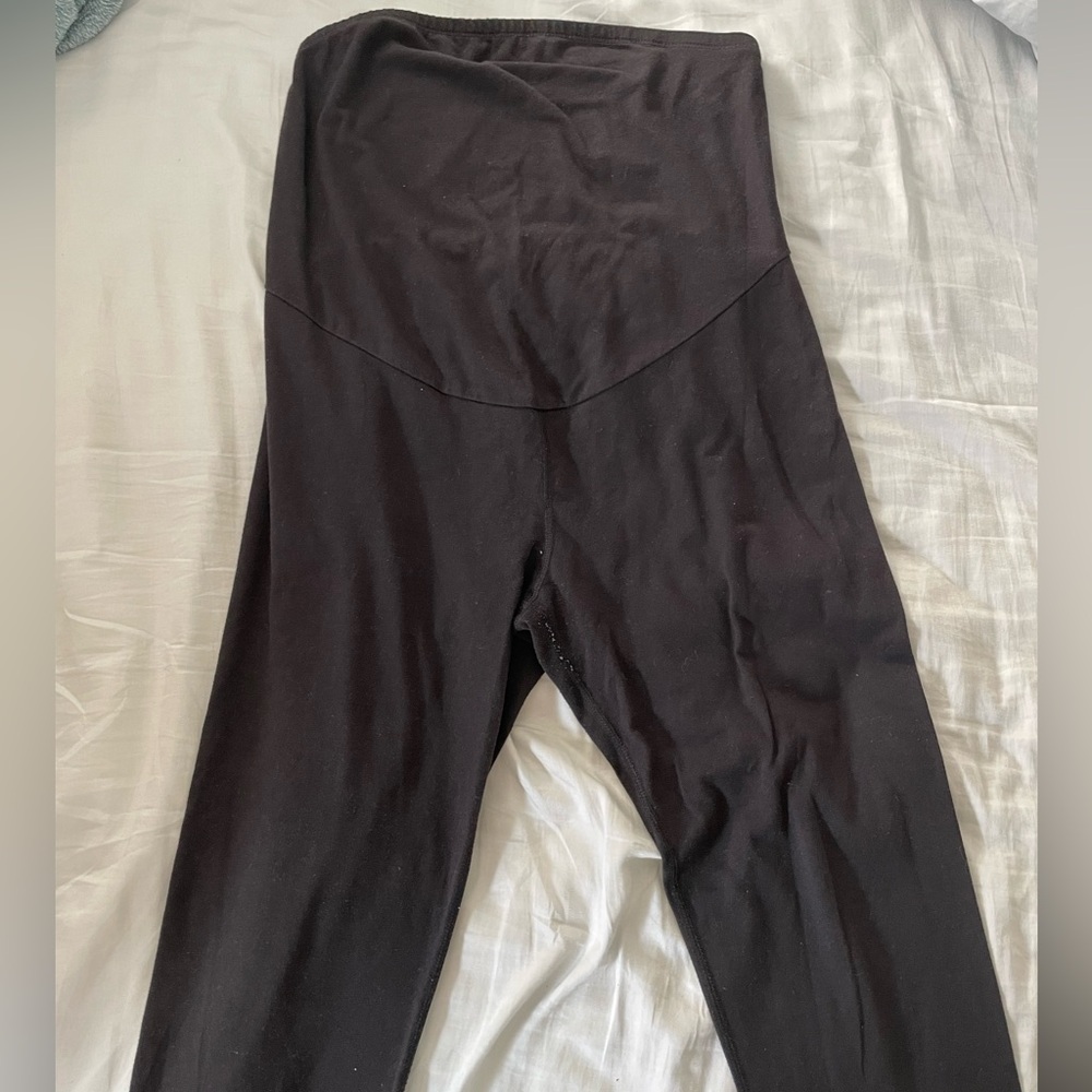 Black A•Glow Maternity Leggings